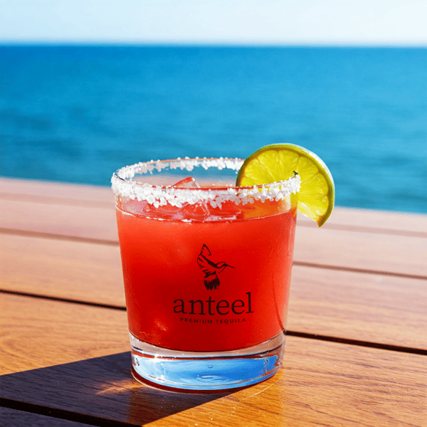 Anteel Strawberry Blood Orange Margarita