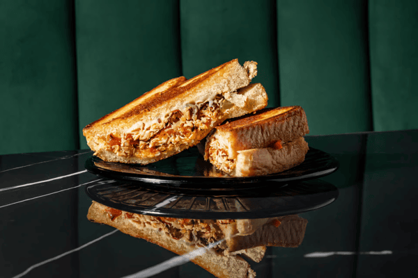 Gourmet Salmon Grilled Cheese