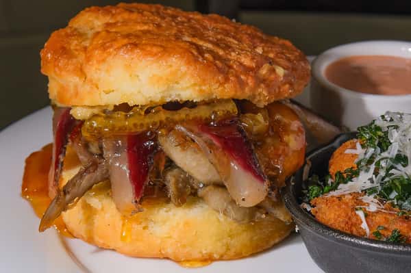 Whole Duck Biscuit, Iced Dirty Chai