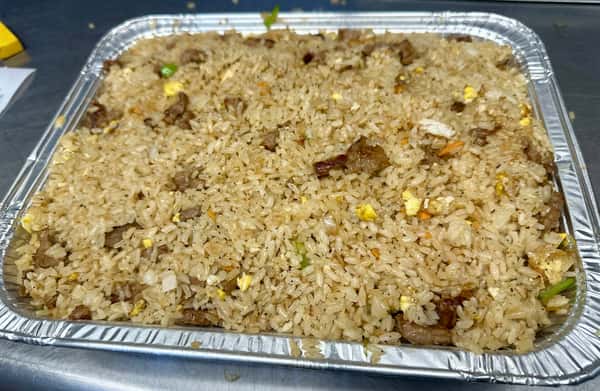 10 Sm Yum Yum Sm Tray of Beef Fried Rice