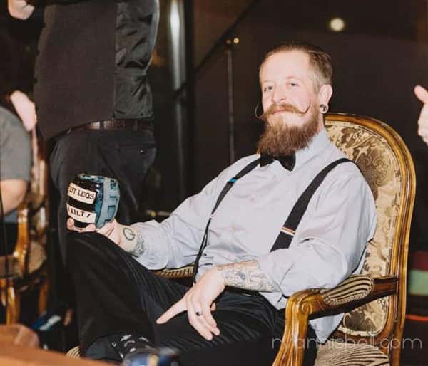 Man at bar