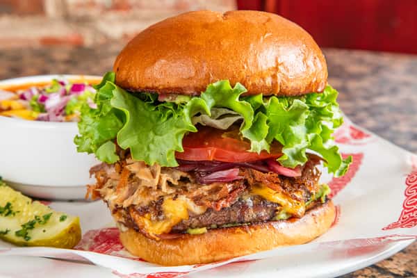 Carnitas Guacamole Burger