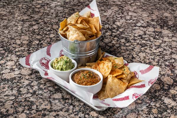 Brew Pub Chips, Salsa and House Guacamole