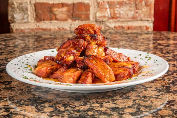 Lemon Pepper Glazed Pork Riblets
