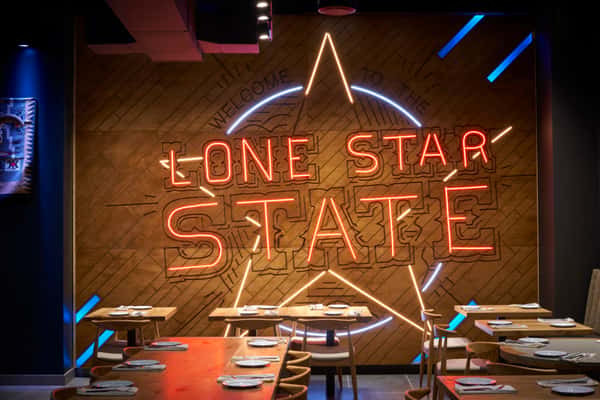 Lone Star State light up sign