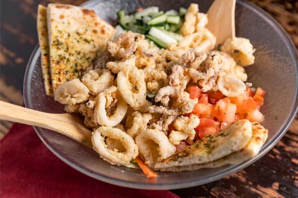The Mythical Giant Calamari Salad