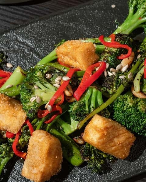 Broccolini & Crispy Tofu