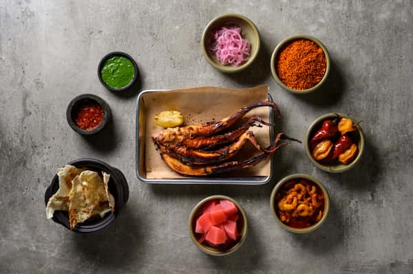 indian food spread