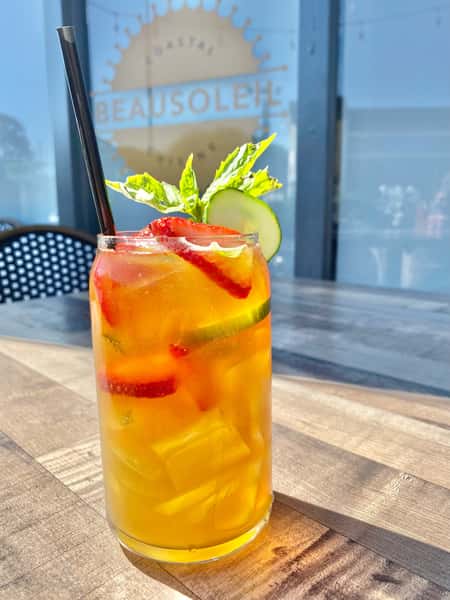classic pimms summer drinks patio bocage