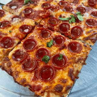 Pepperoni Grandma Pizza - Square Pie