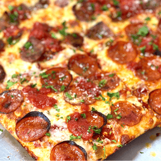 Spicy Pepperoni Pizza - Square Pie