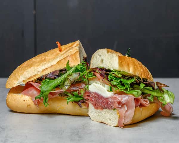 Prosciutto & Sal Sandwich - Hot