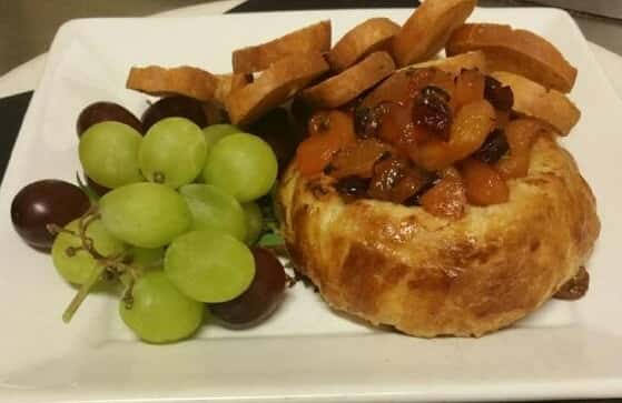 pastry wrapped brie