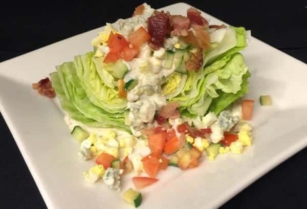 * iceberg wedge salad