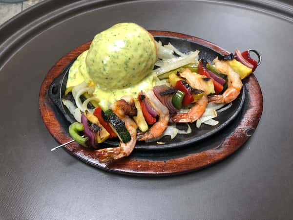 Stuffed avocado and shrimp