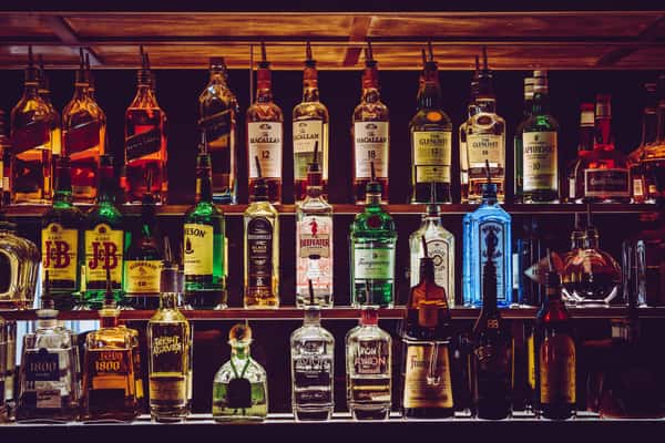 bar shelves