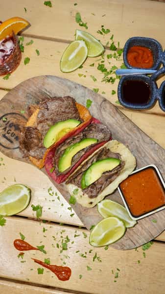 RIB EYE ANGUS TACOS
