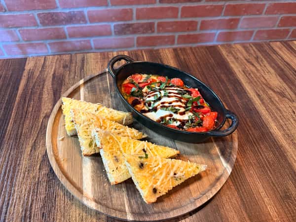 Baked Burrata Caprese