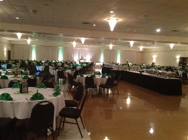 Chairs and tables setup for an event