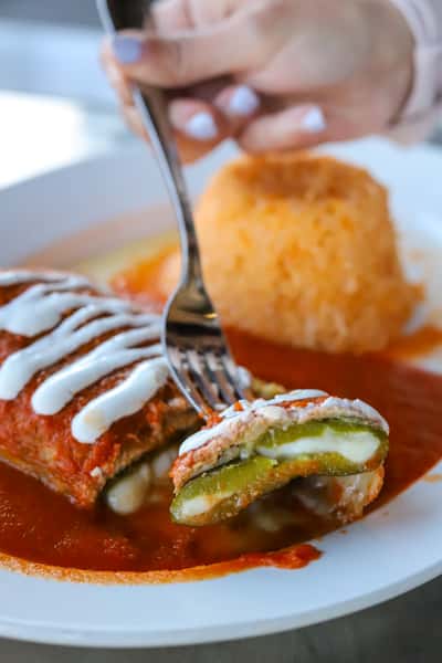 Chile Relleno Platter