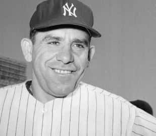 Vintage photo of Yogi Berra