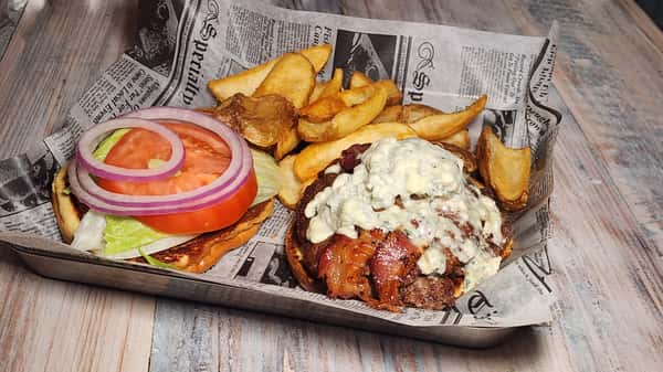 Black and Blue Burger