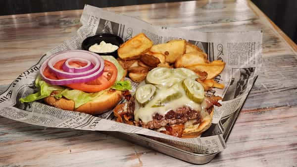The Draft House Burger