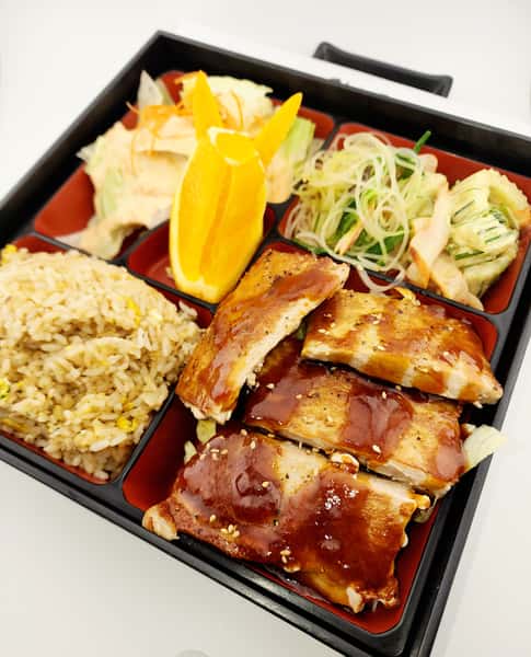 Grilled Fish Bento 