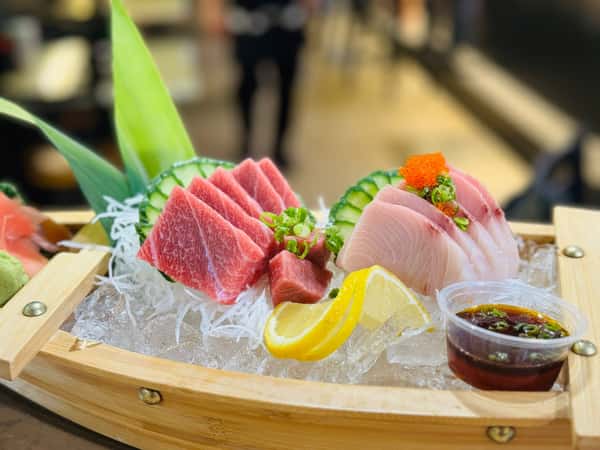 Otoro and Yellowtail Sashimi