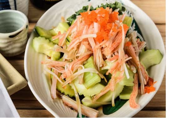 Cucumber with Crabsticks 