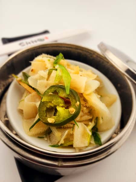 17. Beef Tripe with Ginger and Scallion