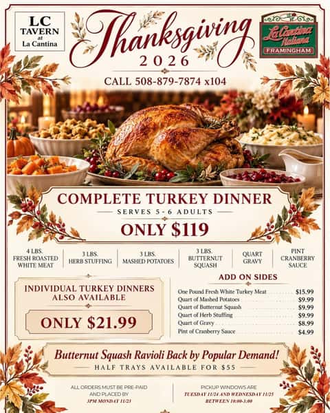 The weather has cooled, the leaves are changing. This means the holidays are right around the corner! 

It is time to get your Thanksgiving orders in! Call our office to make sure you get yours! 

#catering #Thanksgiving #Thanksgivingorders #holidaycatering