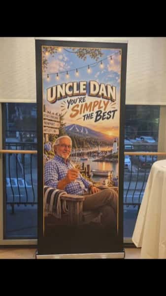 This past Friday night, we had the pleasure of hosting a retirement party for a long time customer and dear friend! 
Uncle Dan, congratulations on such an amazing career! Enjoy your retirement! 

#retirementparty #functionroom