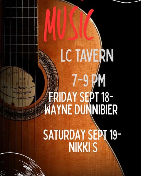 We have two great musicians this weekend live in the tavern! 

Come by Friday night to see Wayne Dunnibier and Saturday night to see Nikki S!

Music is 7-9pm 

#livemusic #dinnerandmusic #barmusic #goodfood