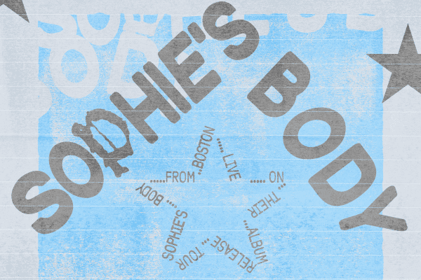 Flier for Sophie's Body for their upcoming show at Smith's Olde Bar on October 18, 2026