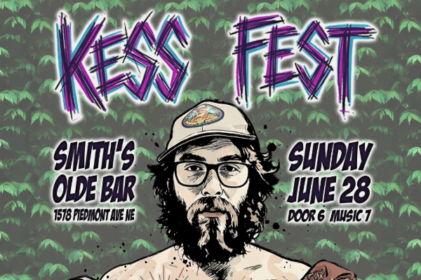 Flier for Noah Kess's Birthday Benefit concert 'Kess Fest' on June 28th, 2026 at Smith's Olde Bar