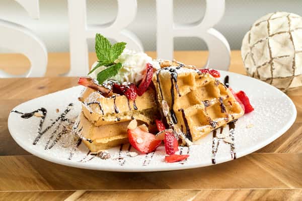 Strawberry Nutella Waffle