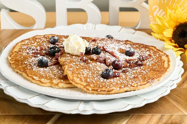 Blueberry Bacon Pancakes