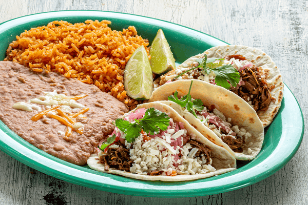 3 Taco Plate