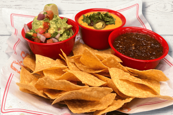 CHIPS Y DIP TRIO