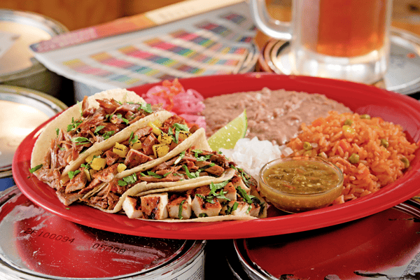 4 Taco Plate