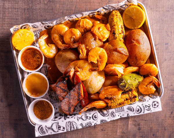 Shrimp Boil from Ojos Locos