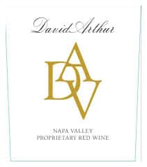 Red Blend David Arthur, 2017 Napa valley, CA