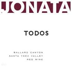Red Blend Jonata, Todos Everyone, 2015 Santa Ynez Valley, CA