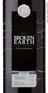 Cabernet Sauvignon Broken Earth, 2019 Paso Robles, CA