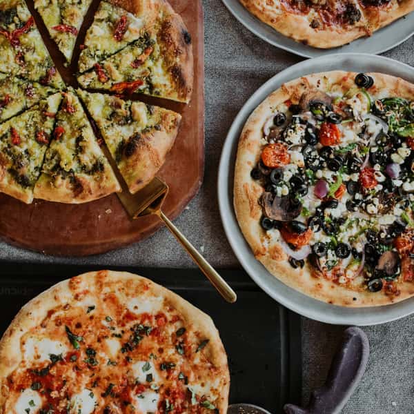 four pizzas