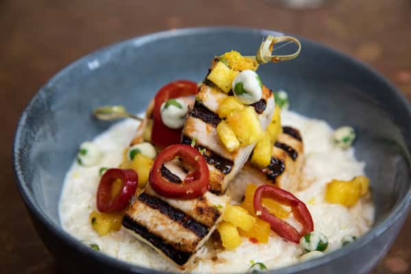 Swordfish kebabs