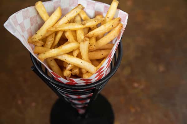 Truffle Fries Dinner Shango Bistro and Wine Bar Creole Restaurant