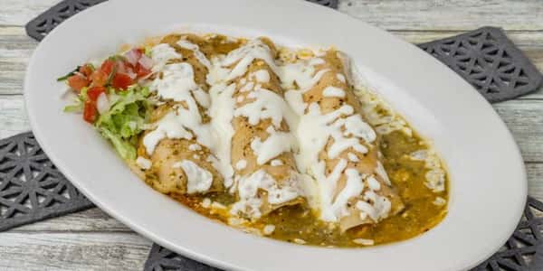 Enchiladas De Tomatillo