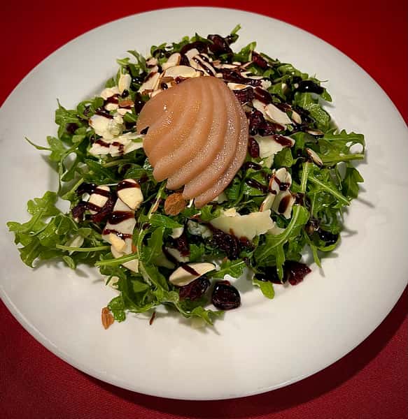 Poached Pear Salad